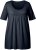 Ulla Popken Essential Front Pleat Tee Navy Blue - T-paidat - 