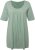 Ulla Popken Essential Front Pleat Tee Light Moss Green - T-paidat - 