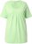 Ulla Popken Essential Front Pleat Tee Light Green - T-paidat - 