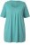 Ulla Popken Essential Front Pleat Tee Green - T-paidat - 