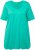 Ulla Popken Essential Front Pleat Tee Turquoise Green - T-paidat - 