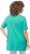 Ulla Popken Essential Front Pleat Tee Turquoise Green - T-paidat - 