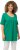 Ulla Popken Essential Front Pleat Tee Emerald Green - T-paidat - 