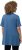 Ulla Popken Essential Front Pleat Tee Denim Blue - T-paidat - 