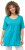 Ulla Popken Essential Front Pleat Tee Deep Aqua - T-paidat - 