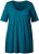 Ulla Popken Essential Front Pleat Tee Cerulean - T-paidat - 