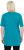 Ulla Popken Essential Front Pleat Tee Teal - T-paidat - 