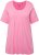 Ulla Popken Essential Front Pleat Tee Light Pink - T-paidat - 