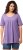 Ulla Popken Essential Front Pleat Tee Pale Lilac - T-paidat - 