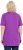 Ulla Popken Essential Front Pleat Tee Purple - T-paidat - 