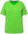 Ulla Popken Piping Accent Functional UVP 50+ Stretch Knit Top Light Green - T-paidat - 