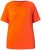Ulla Popken Piping Accent Functional UVP 50+ Stretch Knit Top Orange Red - T-paidat - 