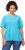 Ulla Popken Piping Accent Functional UVP 50+ Stretch Knit Top Bright Turquoise - T-paidat - 
