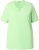 Ulla Popken Essential Notch Neck Stretch Tee Light Green - T-paidat - 