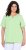 Ulla Popken Essential Notch Neck Stretch Tee Light Green - T-paidat - 