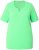 Ulla Popken Essential Notch Neck Stretch Tee Mint Green - T-paidat - 