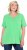 Ulla Popken Essential Notch Neck Stretch Tee Mint Green - T-paidat - 