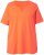 Ulla Popken Essential Notch Neck Stretch Tee Coral Pink - T-paidat - 