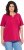 Ulla Popken Essential Notch Neck Stretch Tee Dark Raspberry - T-paidat - 
