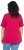 Ulla Popken Essential Notch Neck Stretch Tee Dark Raspberry - T-paidat - 