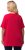 Ulla Popken Essential Notch Neck Stretch Tee Red - T-paidat - 