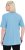 Ulla Popken Essential Notch Neck Stretch Tee Light Teal - T-paidat - 