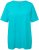 Ulla Popken Essential Notch Neck Stretch Tee Deep Aqua - T-paidat - 