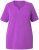 Ulla Popken Essential Notch Neck Stretch Tee Purple - T-paidat - 