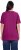 Ulla Popken Essential Notch Neck Stretch Tee Berry - T-paidat - 