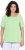 Ulla Popken Essential Square Neck Stretch Tee Light Green - T-paidat - 
