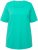 Ulla Popken Essential Square Neck Stretch Tee Turquoise Green - T-paidat - 