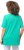 Ulla Popken Essential Square Neck Stretch Tee Turquoise Green - T-paidat - 