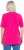 Ulla Popken Essential Square Neck Stretch Tee Magenta Pink - T-paidat - 