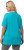 Ulla Popken Essential Square Neck Stretch Tee Deep Aqua - T-paidat - 