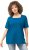 Ulla Popken Essential Square Neck Stretch Tee Medium Blue - T-paidat - 