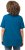 Ulla Popken Essential Square Neck Stretch Tee Medium Blue - T-paidat - 