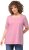 Ulla Popken Essential Square Neck Stretch Tee Light Pink - T-paidat - 