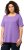 Ulla Popken Essential Square Neck Stretch Tee Pale Lilac - T-paidat - 