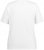 Ulla Popken Double Layer Rounded V-Neck Slim Fit Tee Snow White - T-paidat - 