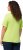 Ulla Popken Double Layer Rounded V-Neck Slim Fit Tee Lime Green - T-paidat - 