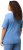 Ulla Popken Double Layer Rounded V-Neck Slim Fit Tee Cloud Blue - T-paidat - 