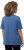 Ulla Popken Double Layer Rounded V-Neck Slim Fit Tee Denim Blue - T-paidat - 