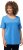 Ulla Popken Double Layer Rounded V-Neck Slim Fit Tee Sky Blue - T-paidat - 