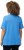 Ulla Popken Double Layer Rounded V-Neck Slim Fit Tee Sky Blue - T-paidat - 