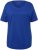 Ulla Popken Double Layer Rounded V-Neck Slim Fit Tee Cobalt Blue - T-paidat - 