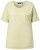 Ulla Popken Cold Dye Ruffle Edge Pocket Tee Pistachio - T-paidat - 