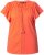 Ulla Popken Wing Sleeve V-Neck Tee Coral Pink - T-paidat - 