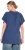 Ulla Popken Wing Sleeve V-Neck Tee Navy - T-paidat - 