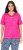 Ulla Popken Lace Trim Short Sleeve Tee Bold Pink - T-paidat - 