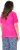 Ulla Popken Lace Trim Short Sleeve Tee Bold Pink - T-paidat - 
